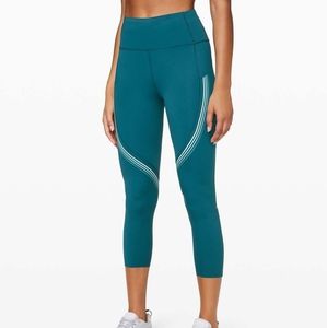 Speed Limit Crop Nulux 23" Bermuda Teal